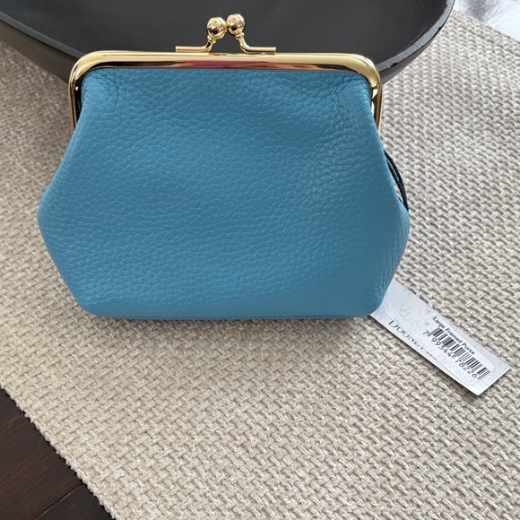 Dooney & Bourke Sky Blue Large Framed Wallet NWT - Picture 2 of 8